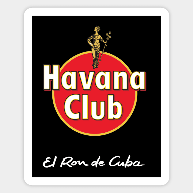 Havana Club - El ron de Cuba Sticker by JunkyDotCom